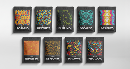 coffees from Mr. Tinto, presented in a festive box.