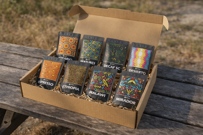 THE 9 ORIGINS COFFEE TASTING BOX (9X 100G)