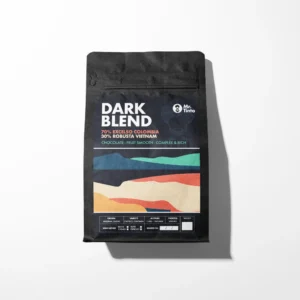 Mr. Tinto Dark Blend – A 70% Colombian, 30% Vietnamese blend with chocolate, fruit smoothness, and complex, rich flavours.